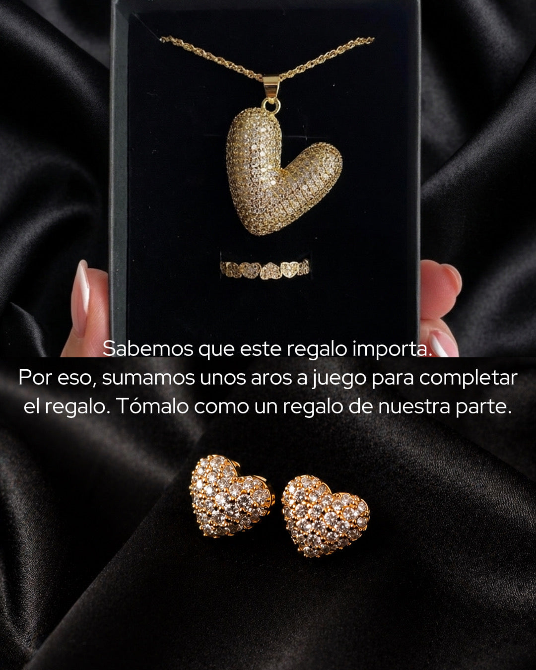 Set Cuore Grande + Aros de Regalo - Un detalle que siempre acierta